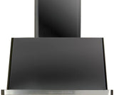 36 Inch Matte Graphite Wall Mount Convertible Range Hood