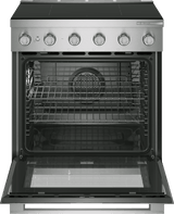 500 Series, Induction freestanding range cooker, 30'', Stainless steel