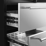 Forno Celano 30-Inch Dual Zone Wine Cooler and Beverage Cooler, 21.3 cu.ft, Stainless Steel