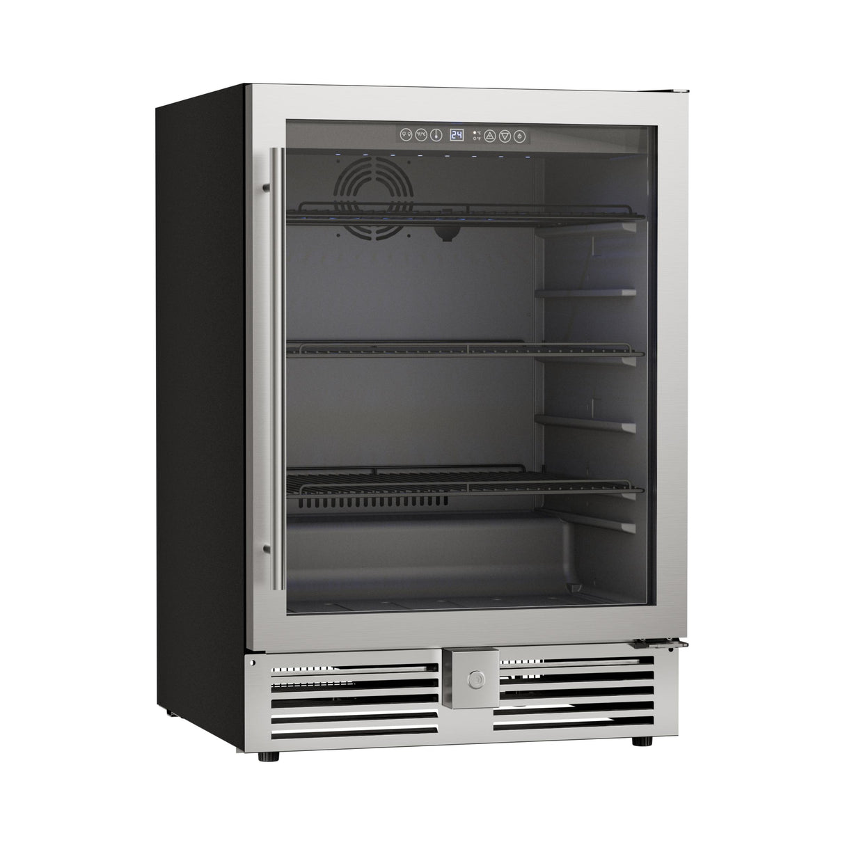 Avanti Beverage Center, 130 Can Capacity, in Stainless Steel with Black Cabinet (BCA516SS-1)