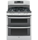 GE® 30" Free-Standing Gas Double Oven Range