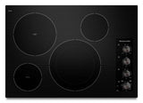 30" Electric Cooktop with 4 Radiant Elements - Black