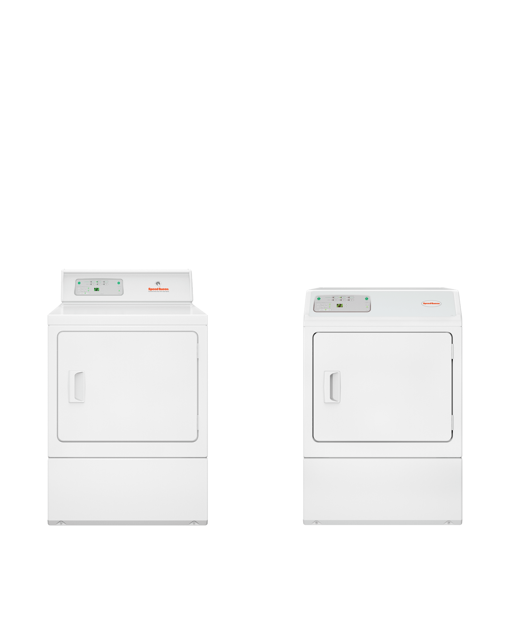 Commercial, Non-Vended Electric Front Control Dryer with Electronic Controls