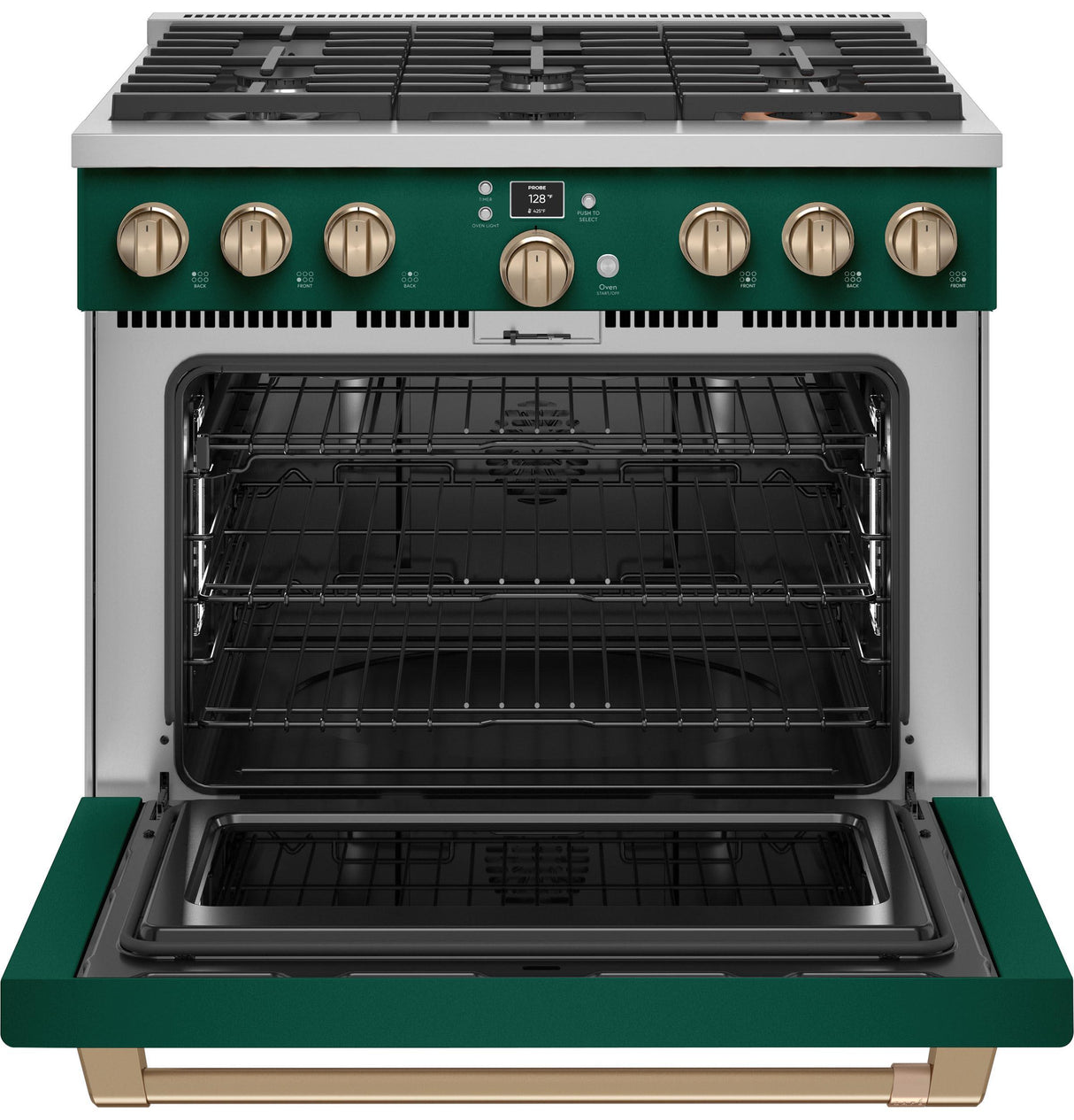 Café™ 36" Smart Dual-Fuel Commercial-Style Range with 6 Burners (Natural Gas)