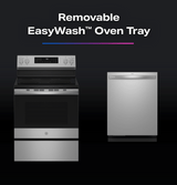 GE Profile™ ENERGY STAR® 30" Smart Free-Standing Electric Convection Range with No Preheat Air Fry and EasyWash™ Oven Tray