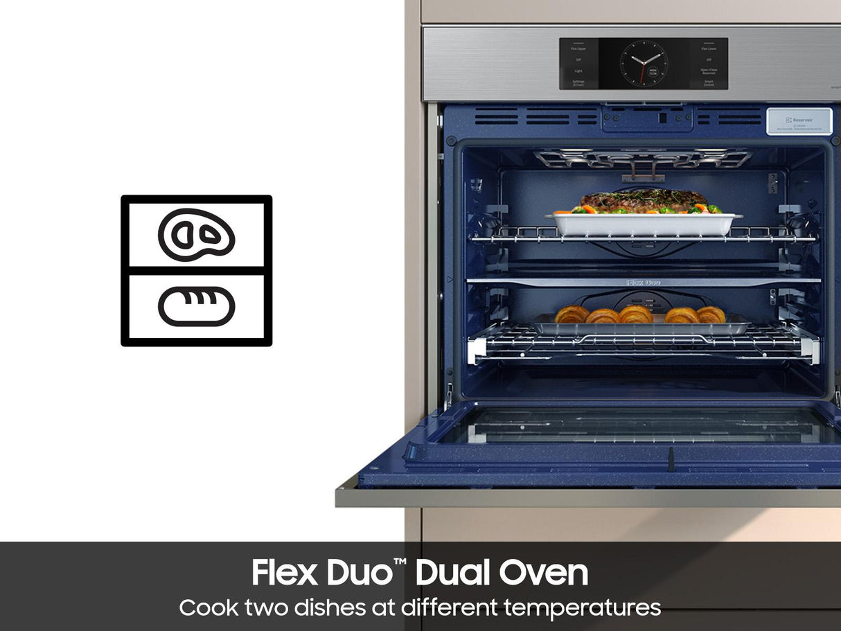 Bespoke 30" Single Wall Oven with AI Pro Cooking™ Camera in Stainless Steel