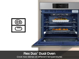 Bespoke 30" Single Wall Oven with AI Pro Cooking™ Camera in Stainless Steel
