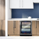 Danby 5.7 cu. ft. Built-in Beverage Center in Stainless Steel