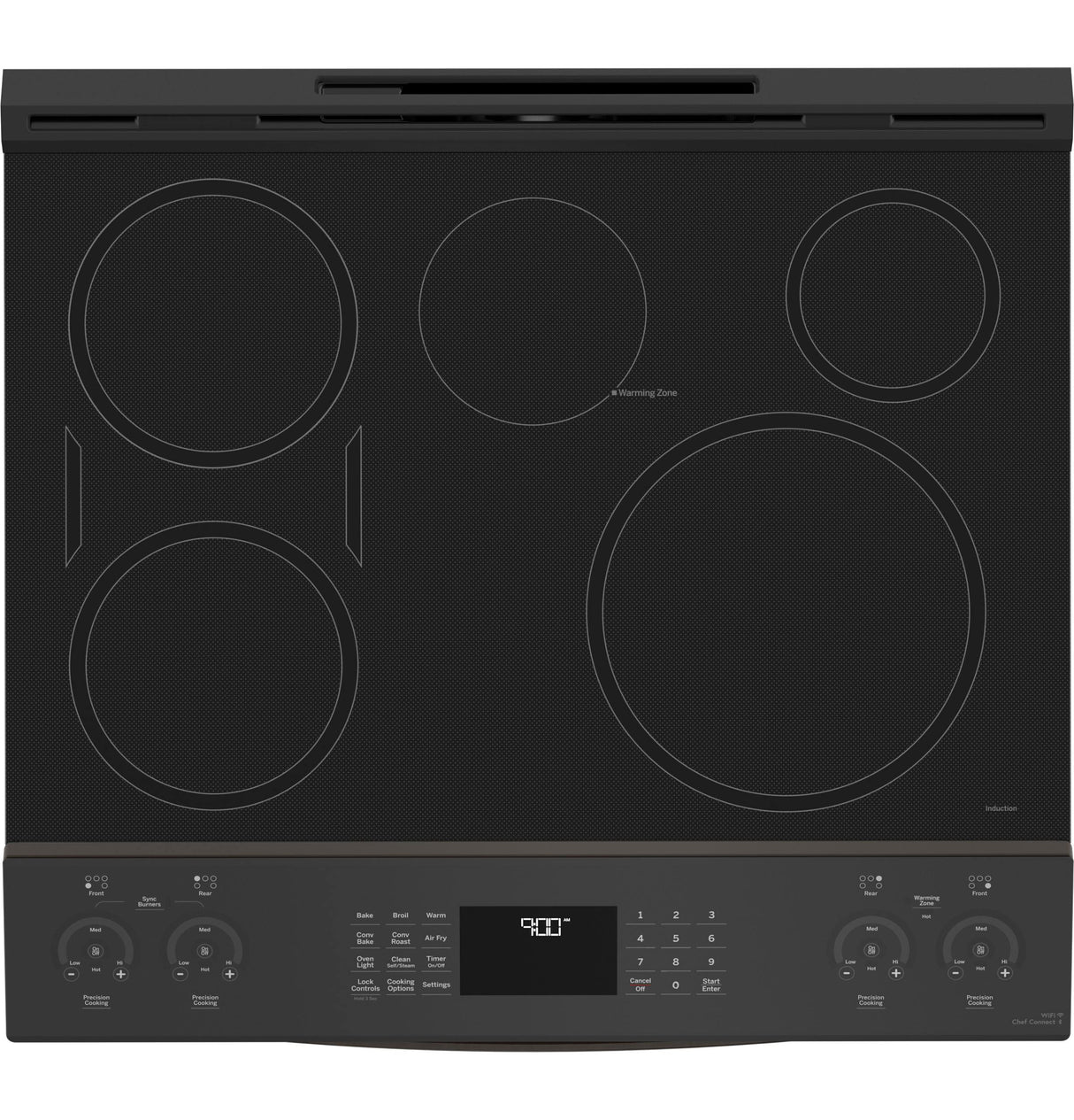 GE Profile™ 30" Smart Slide-In Front-Control Induction and Convection Range with No Preheat Air Fry