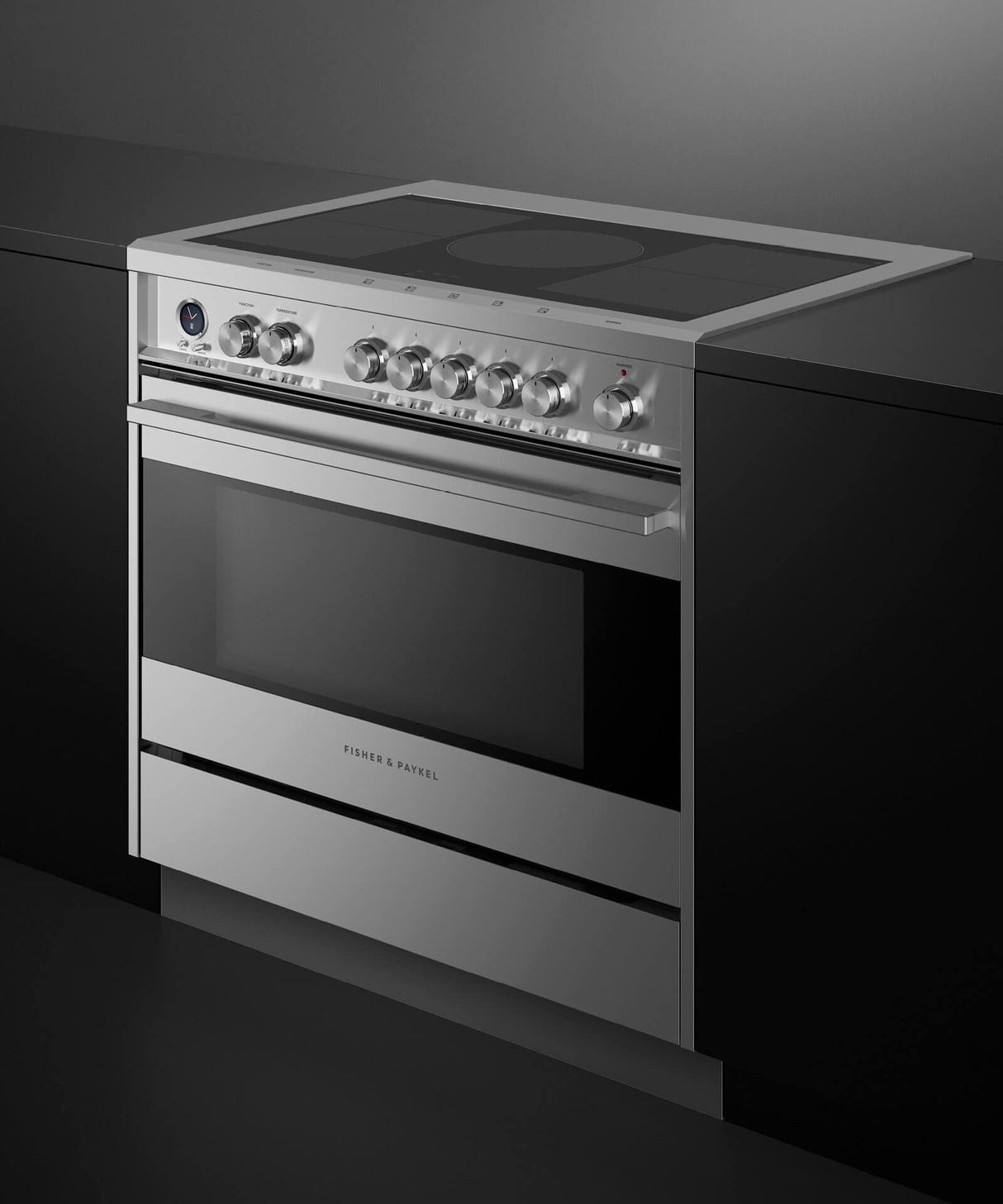 36" Series 9 Contemporary 5 Zone Induction Self-Cleaning Range
