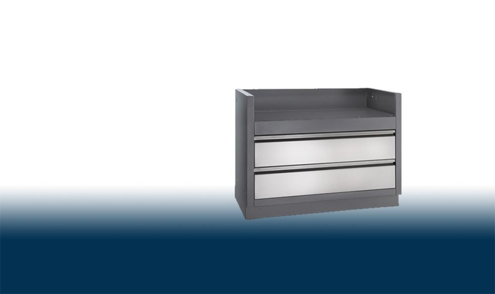 OASIS Under Grill Cabinet for Built-In LEX 730 Gas Grill Head