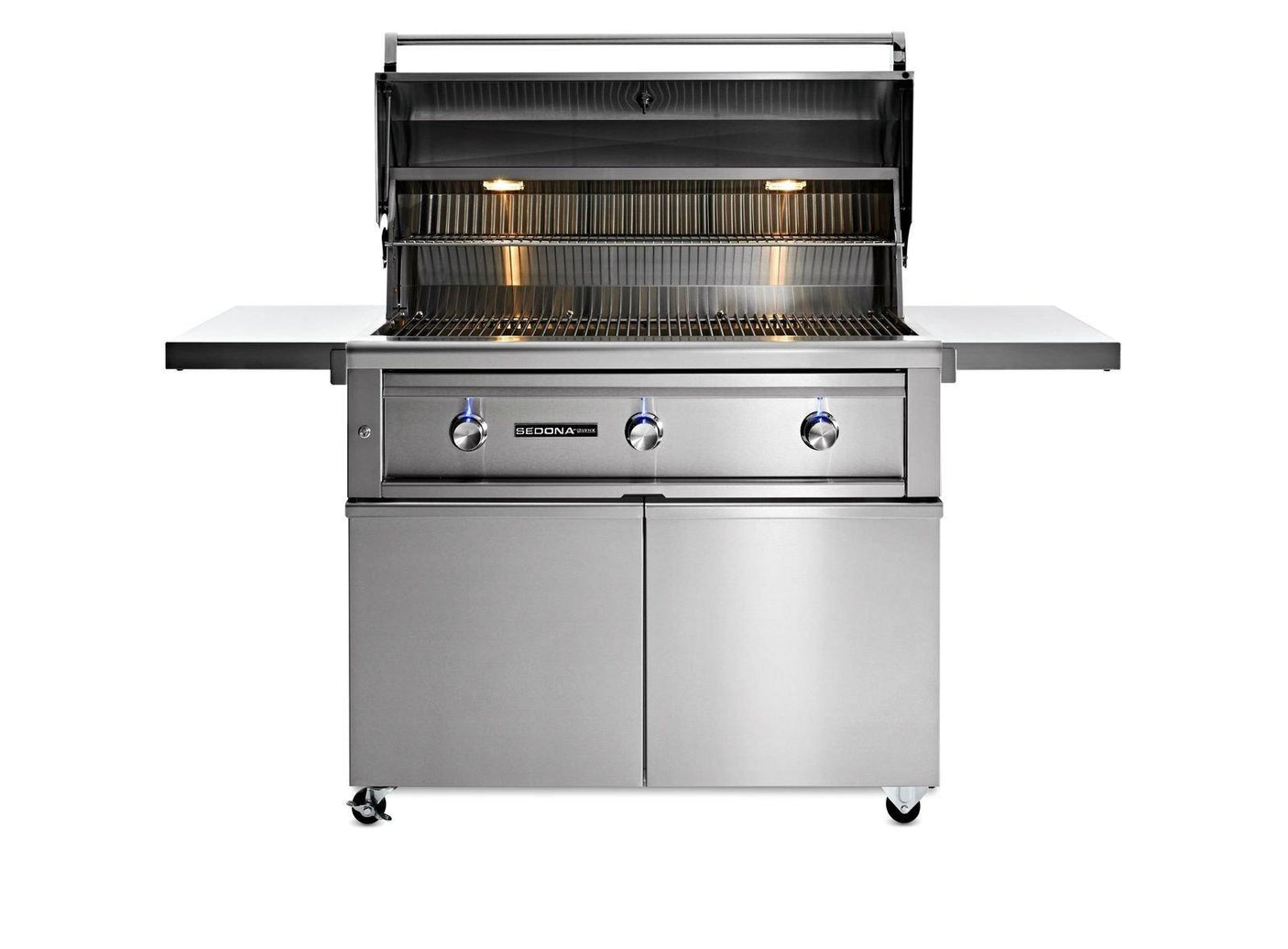 42" SEDONA FREESTANDING GRILL AND CART WITH 1 PROSEAR INFRARED BURNER AND 2 STAINLESS STEEL BURNERS (L701PSF)