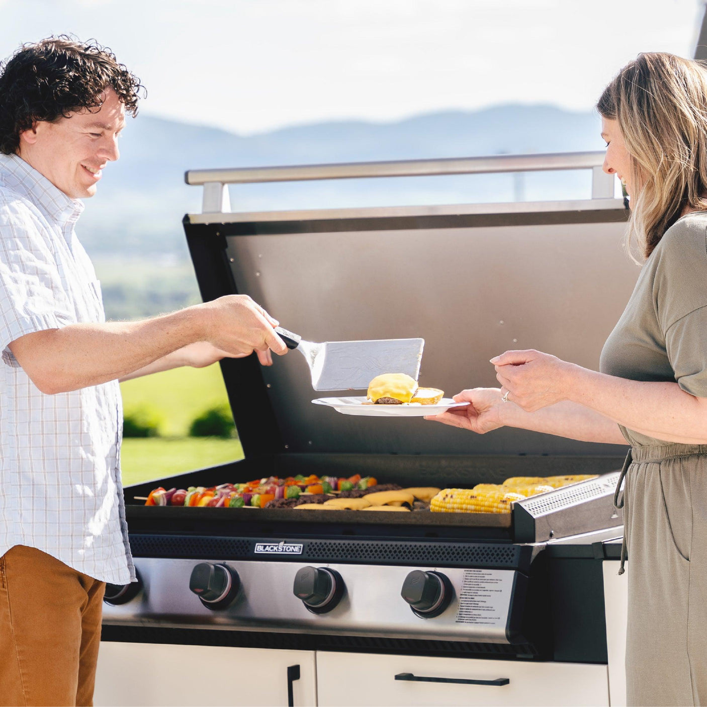 36" Drop-in Griddle with Hood