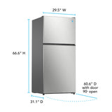 Avanti MaxxSpace Insulation™ Technology Garage-Ready Frost-Free Ice Maker-Ready Refrigerator, 21 cu. ft., ENERGY STAR, Stainless Steel Look (AVFF21DLJM0SS)