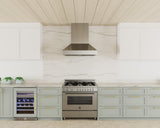 48in Pro Wall Chimney Hood Stainless Steel Straight Lip 1000 CFM