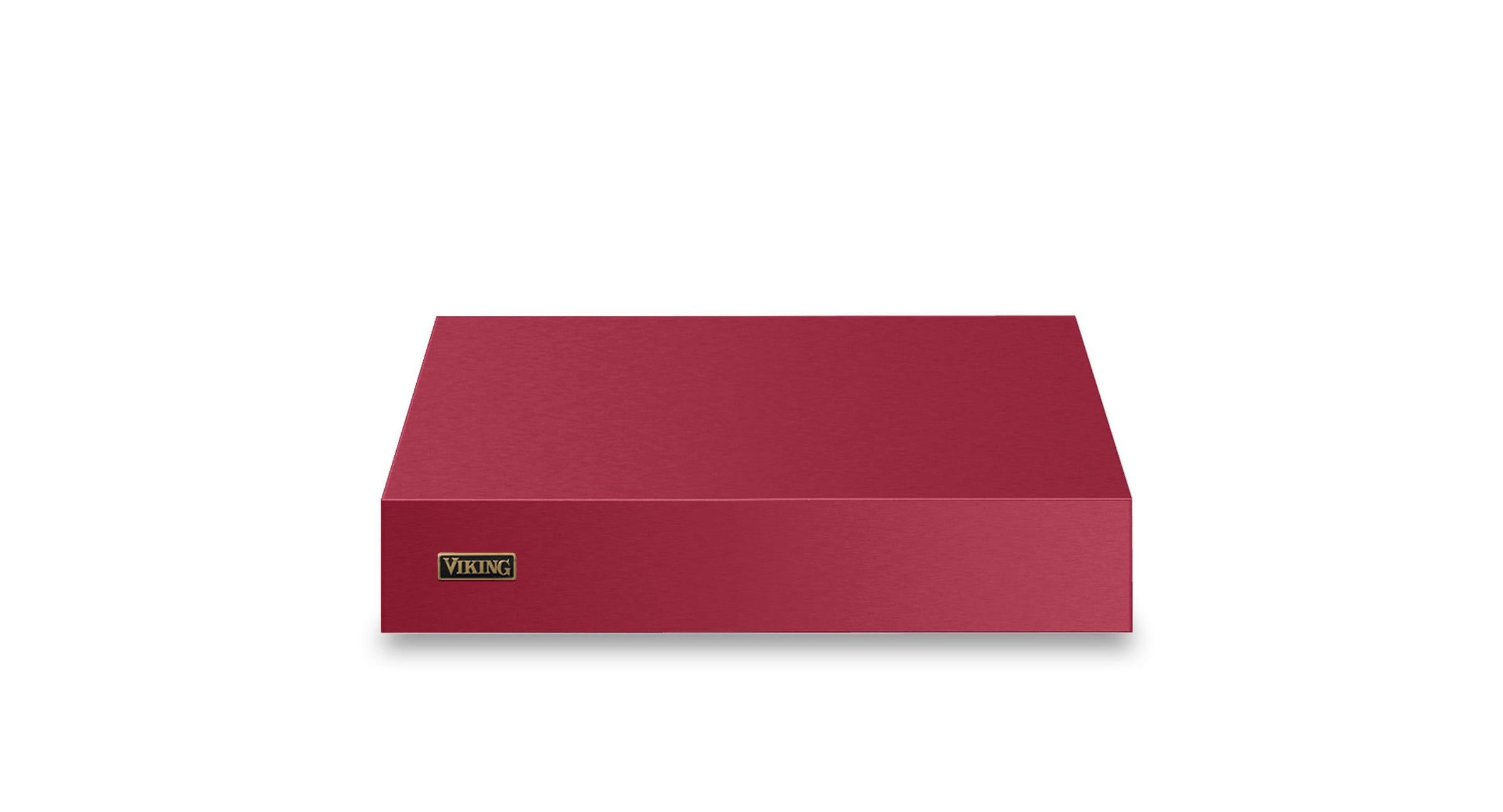 30"W. 12"H. Wall Hood + Ventilator (Finish: Valentine, Trim: Brushed Brass)