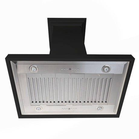 ZLINE 42" Designer Series Wooden Island Range Hood with Crown Molding (KBiCC-42)