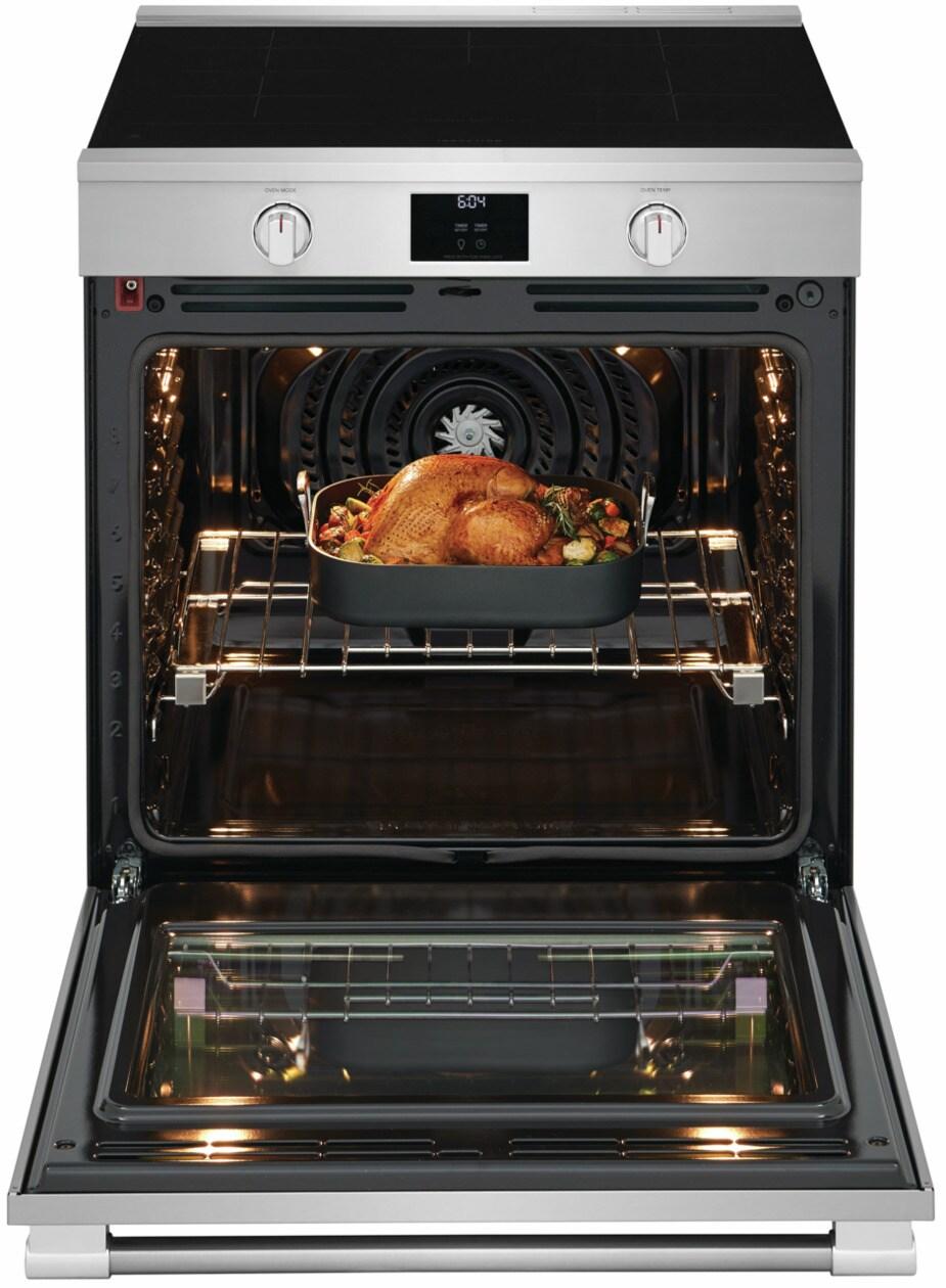 30" Induction Range with Total Convection