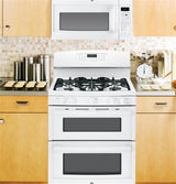 GE® 30" Free-Standing Gas Double Oven Range with Convection