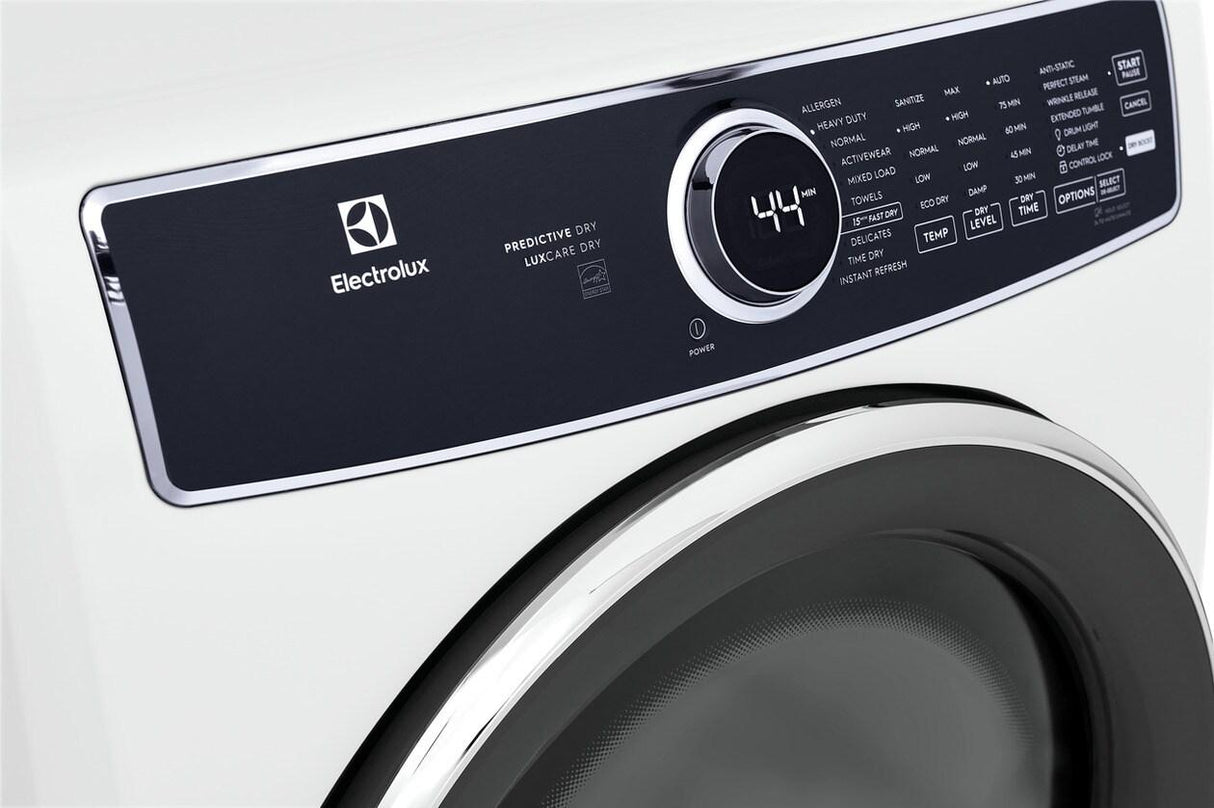 Front Load Perfect Steam™ Electric Dryer with Predictive Dry™ and Instant Refresh - 8.0 Cu. Ft.