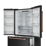 36 Inch 20.3 Cu Ft French Door Counter Depth Refrigerator With Ice Maker In Black/rose Gold  Gordon Ramsay Series