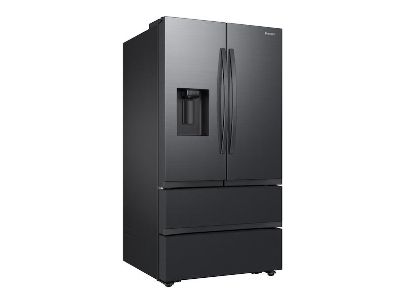 30 cu. ft. Mega Capacity 4-Door French Door Refrigerator with Four Types of Ice in Matte Black Steel