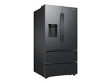 30 cu. ft. Mega Capacity 4-Door French Door Refrigerator with Four Types of Ice in Matte Black Steel