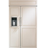 Monogram 48" Smart Built-In Side-by-Side Refrigerator with Dispenser