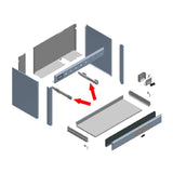 ILVE Parts EA2690001000000 Pair of Drawer Guides (A/096/20)