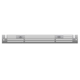 SS toe kick 24" Double Door (standard on XO Stainless Steel and black glass units)