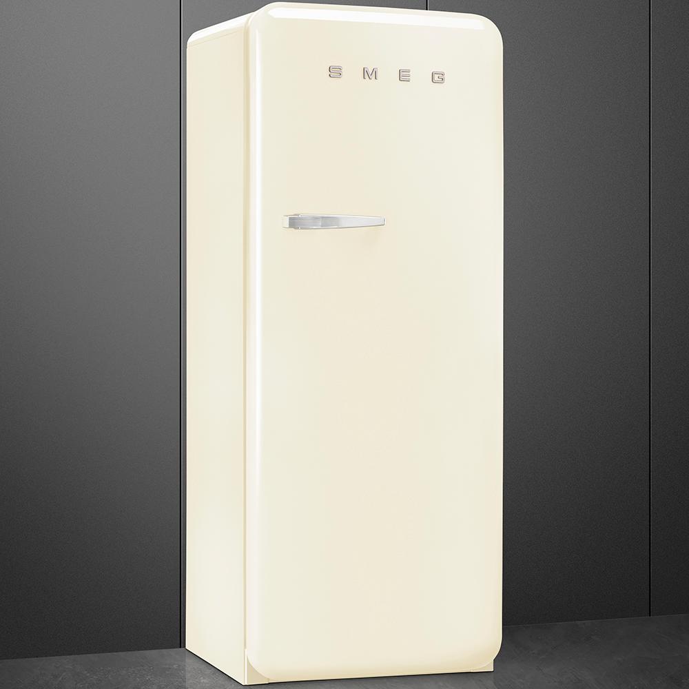 Approx 24" 50'S Style Refrigerator with ice compartment, Cream, Right hand hinge