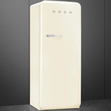 Approx 24" 50'S Style Refrigerator with ice compartment, Cream, Right hand hinge