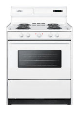 30" Wide Electric Coil Top Range