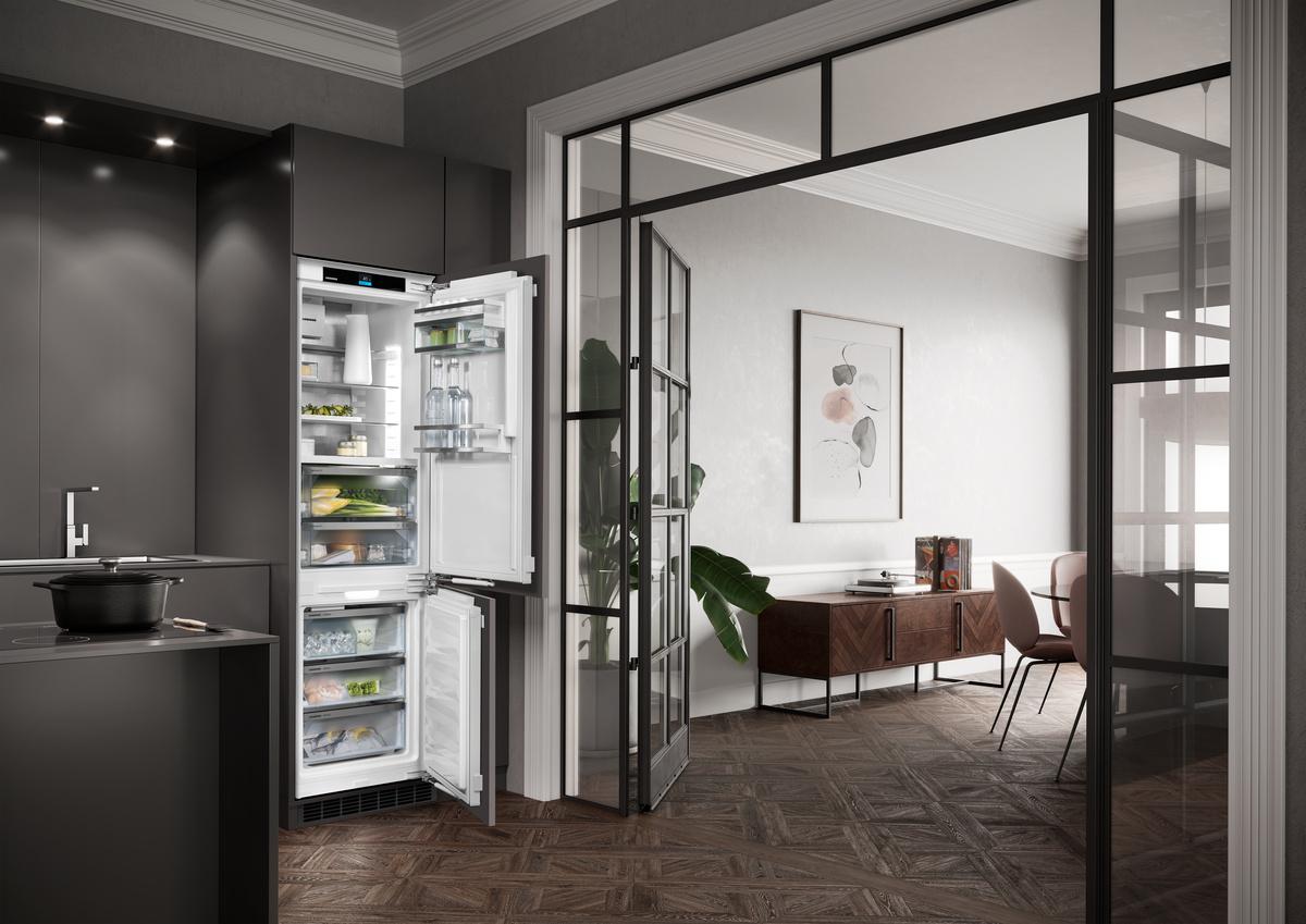 Fully Integrated Bottom Freezer Refrigerator with BioFresh