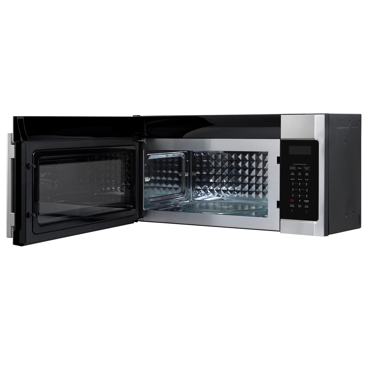 Forno Fornace 30-Inch Over the Range Convection Microwave, Stainless Steel - 1.5 cu.ft, 300 CFM Vent, Touch Control, LED Light