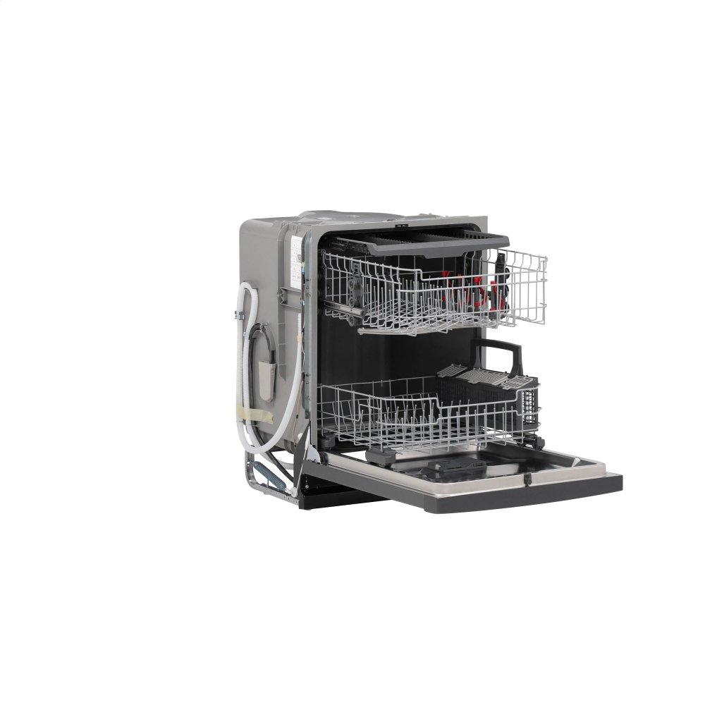 GE® Hybrid Stainless Steel Interior Dishwasher with Hidden Controls