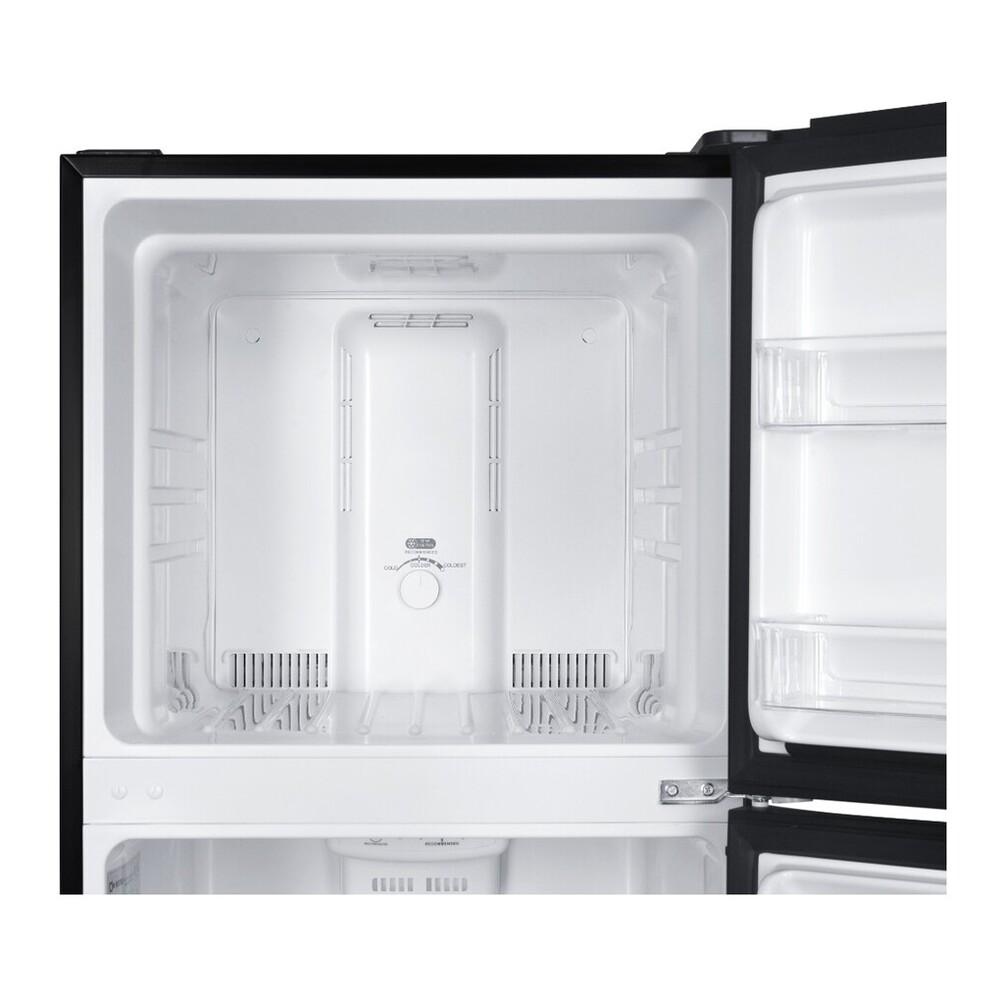 Verona VEFTF2412RBK 24 inch Top Freezer Refrigerator with 12 cu. ft. Total Capacity, Reversible Doors, Recessed Handle, Energy Star (Black)