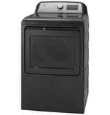 GE® ENERGY STAR® 7.4 cu. ft. Capacity Smart aluminized alloy drum Gas Dryer with Sanitize Cycle and Sensor Dry
