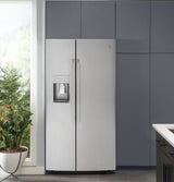 GE Profile™ 21.9 Cu. Ft. Counter-Depth Side-By-Side Refrigerator