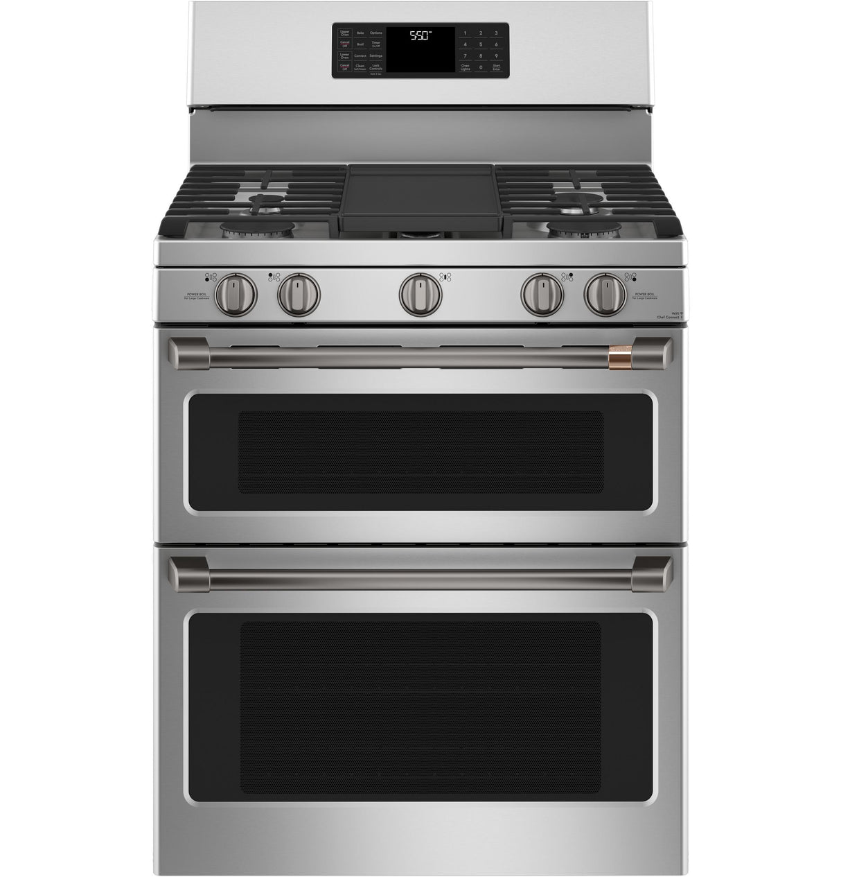 Café™ Freestanding Gas Knobs and Handles - Brushed Black