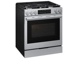Bespoke Smart Slide-in Dual Fuel Range Pro Style Elite Design  Illuminated Knobs  Air Fry Max