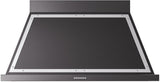 ILVE UANB48BKC Nostalgie 48" Hood in Glossy Black with Chrome trim