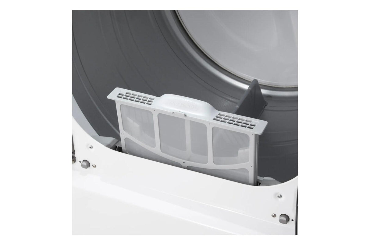 7.3 cu.ft. Ultra Large High Efficiency Gas TurboSteam™ LG EasyLoad™ Door, Wi-Fi Connectivity, White