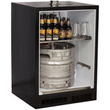 Marvel Built-In Indoor Single Tap with Stainless Steel Door - Solid Panel Overlay Ready Door - Integrated Left Hinge