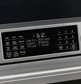 Café™ 30" Smart Slide-In, Front-Control, Radiant and Convection Range in Platinum Glass