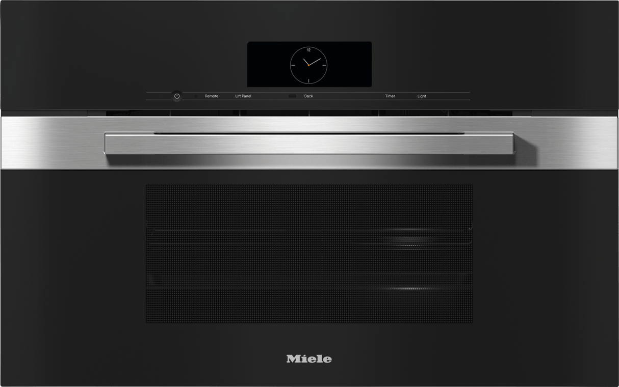 DGC 7870 Clean Touch Steel - 30" Compact Combi-Steam Oven XL for steam cooking, baking, roasting with roast probe + menu cooking.