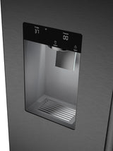 500 Series French Door Bottom Mount Refrigerator 36" Black Stainless Steel, Total No Frost