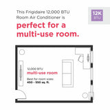 12,000 BTU Inverter Window Room Air Conditioner with Wi-Fi (Energy Star)