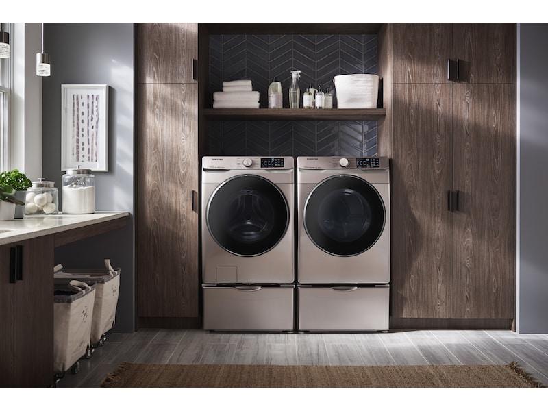 7.5 cu. ft. Smart Gas Dryer with Steam Sanitize+ in Champagne