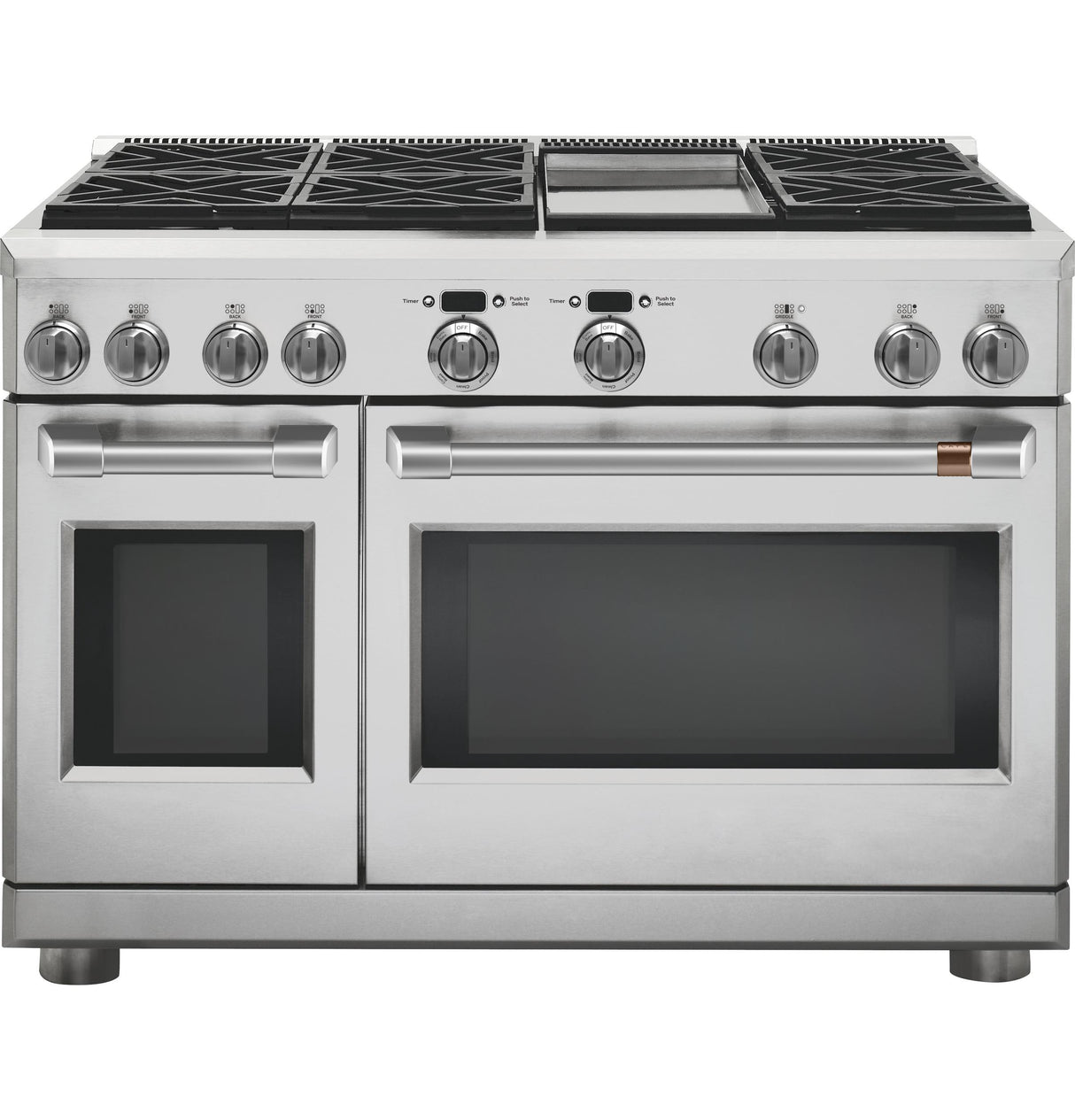 Café™ 48" Dual-Fuel Commercial-Style Range with 6 Burners and Griddle (Natural Gas)